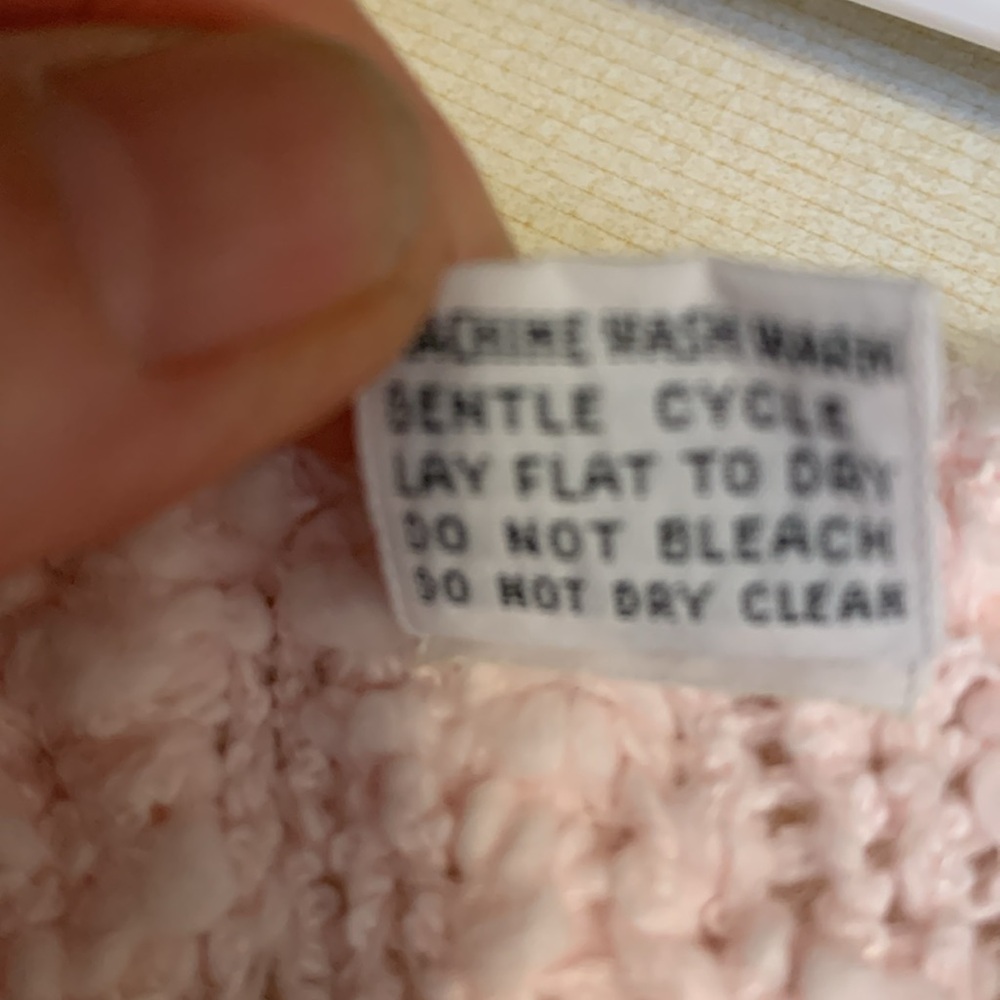 Exclusive Imports Embellished Soft Pink Vintage Sweater - Picture 7 of 8